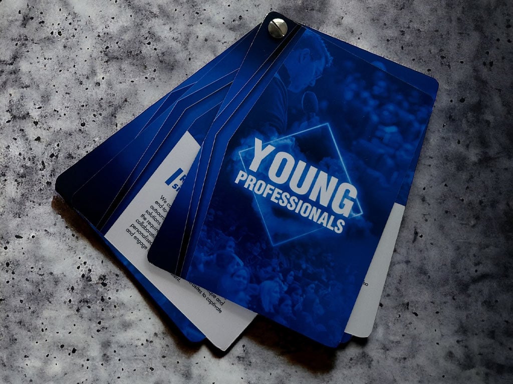 Print Co chicago screw booklet for Young Professionals