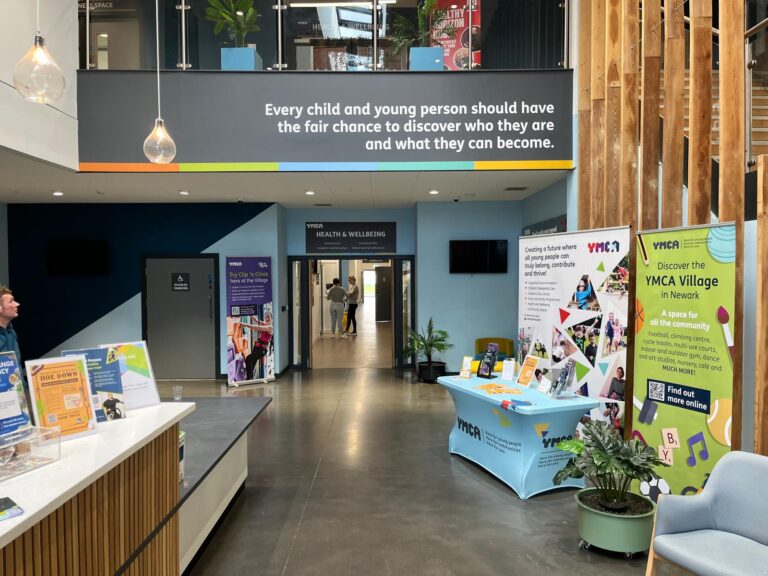 New graphics at YMCA Newark